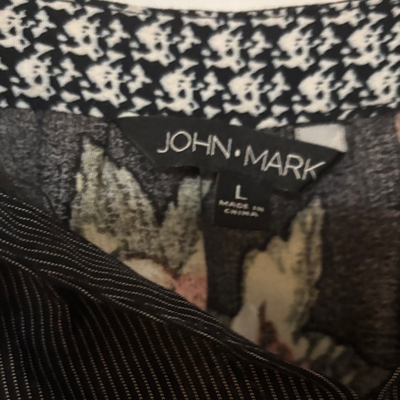 John Mark Black Blouse with Multicolor Embroidery - Picture 5 of 14